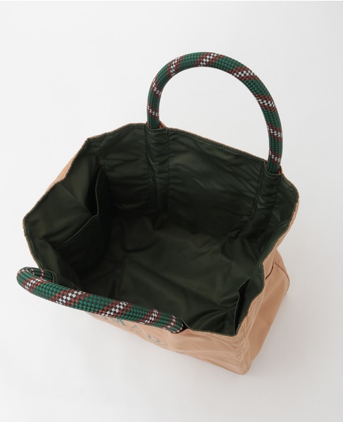 【NOMADIS/ノマディス】ナイロンロゴトートバッグ 詳細画像 ベージュ 2