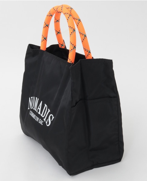【NOMADIS/ノマディス】ナイロンロゴトートバッグ 詳細画像 ブラック 2