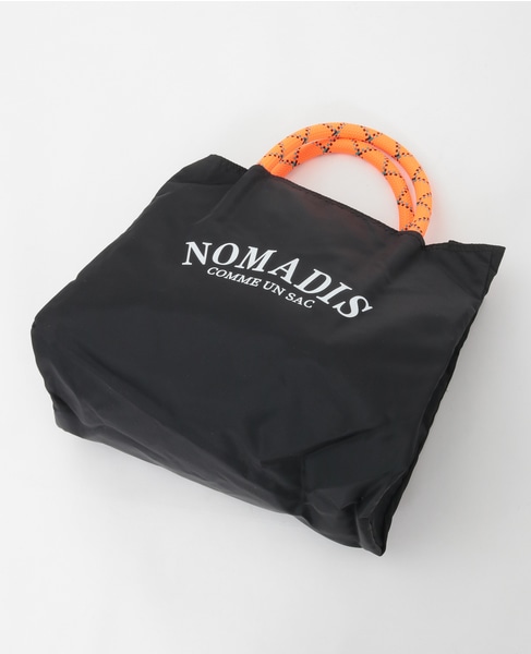 【NOMADIS/ノマディス】ナイロンロゴトートバッグ 詳細画像 ブラック 4