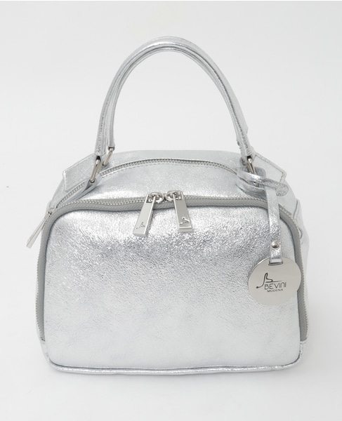 【BEVINI/べヴィニ】ハンドバッグ（B170） 詳細画像 シルバー 1