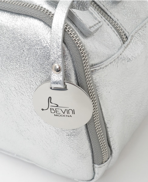 【BEVINI/べヴィニ】ハンドバッグ（B170） 詳細画像 シルバー 6
