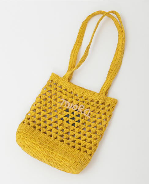 【MIORA/ミオラ】かごバッグ 詳細画像 イエロー 3