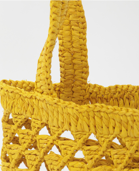 【MIORA/ミオラ】かごバッグ 詳細画像 イエロー 4