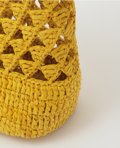 【MIORA/ミオラ】かごバッグ 詳細画像 イエロー 5