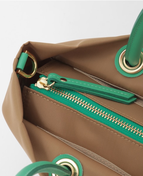 《別注》【VIOLAd'ORO/ヴィオラドーロ】ナイロントートバッグS（V-2174） 詳細画像 ベージュ 7