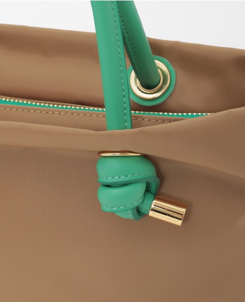 《別注》【VIOLAd'ORO/ヴィオラドーロ】ナイロントートバッグS（V-2174） 詳細画像 ベージュ 8