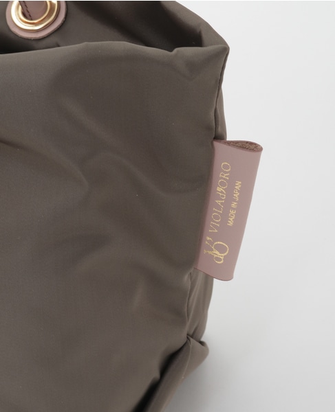 《別注》【VIOLAd'ORO/ヴィオラドーロ】ナイロントートバッグM（V-2175） 詳細画像 カーキ 9