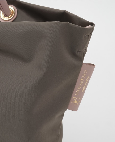 《別注》【VIOLAd'ORO/ヴィオラドーロ】ナイロントートバッグML（V-2204） 詳細画像 カーキ 9