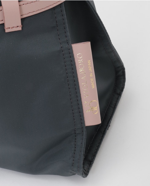 【VIOLAd'ORO/ヴィオラドーロ】ナイロントートバッグ（V-2293） 詳細画像 チャコールグレー 6