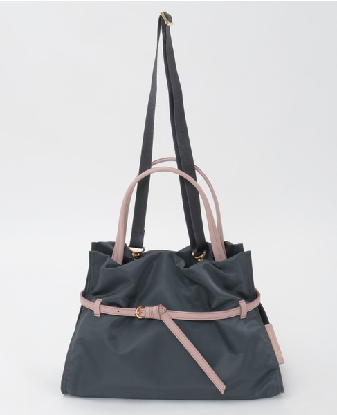 【VIOLAd'ORO/ヴィオラドーロ】ナイロントートバッグ（V-2293） 詳細画像 チャコールグレー 8