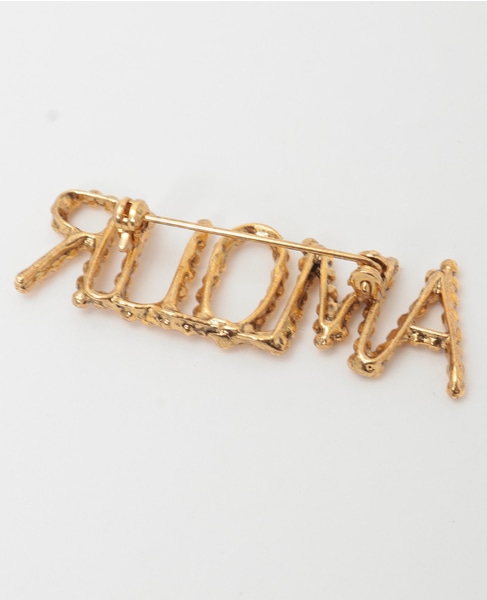 【ADER.bijoux/アデルビジュー】CUTSTEEL amour brooch 詳細画像 ゴールド 3