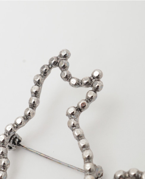 【ADER.bijoux/アデルビジュー】CUTSTEEL cat brooch 詳細画像 シルバー 4