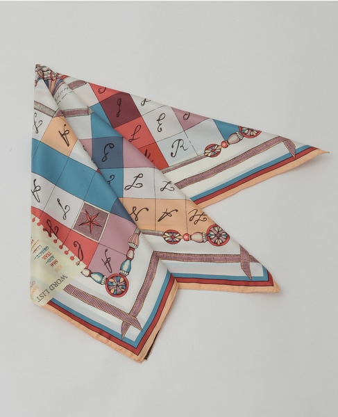 【manipuri/マニプリ】シルクスカーフ 詳細画像 レッド① 1