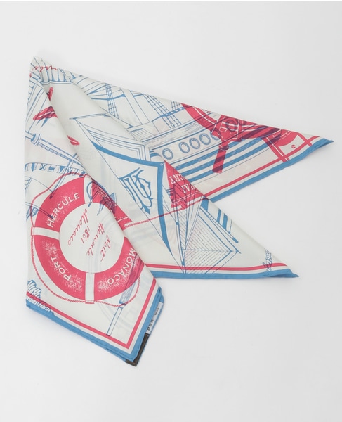 【manipuri/マニプリ】シルクスカーフ 詳細画像 レッド② 1