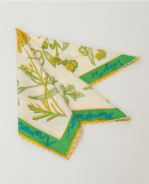 【manipuri/マニプリ】シルクスカーフ 詳細画像 グリーン 1