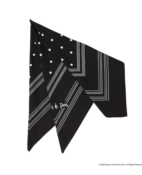 《コラボ》Emily in Paris　スカーフ 詳細画像 ブラック 1