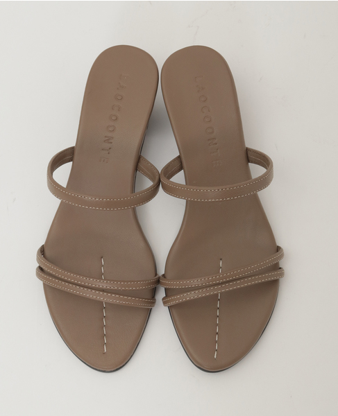 【LAOCOONTE/ラオコンテ】サンダル 詳細画像 カーキ 2