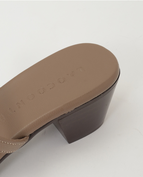 【LAOCOONTE/ラオコンテ】サンダル 詳細画像 カーキ 6