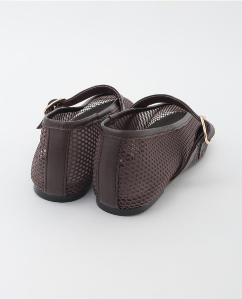 【REMME/レメ】メッシュバレエシューズ 詳細画像 ブラウン 4