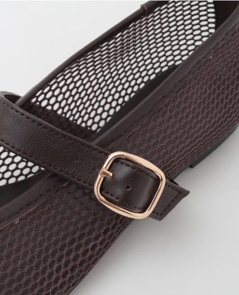 【REMME/レメ】メッシュバレエシューズ 詳細画像 ブラウン 7