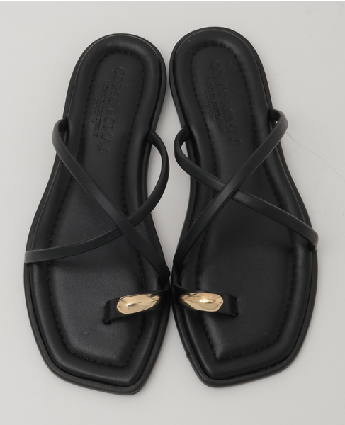 【CORSO ROMA9/コルソローマ】サンダル（402-A） 詳細画像 ブラック 2