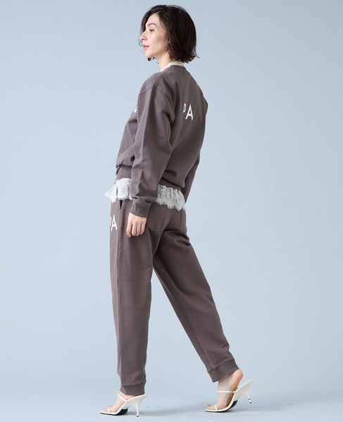 《別注》【Regency Works/リージェンシーワークス】PARISスウェットパンツ（501701C-1-1） 詳細画像 チャコールグレー 6