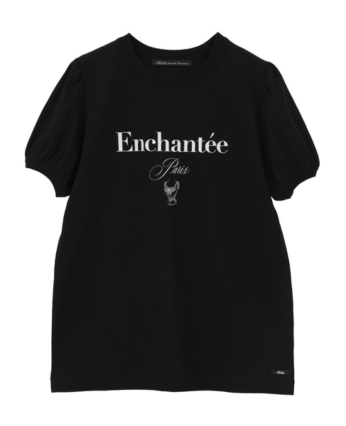 【Bilitis dix-sept ans/ビリティス・ディセッタン】Enchantee T-shirt 詳細画像 ブラック 1