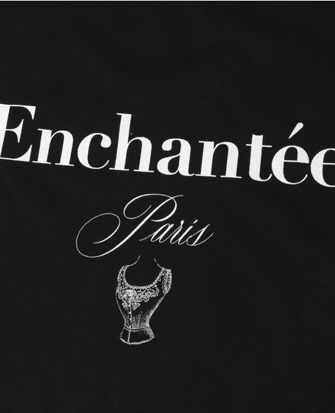 【Bilitis dix-sept ans/ビリティス・ディセッタン】Enchantee T-shirt 詳細画像 ブラック 6