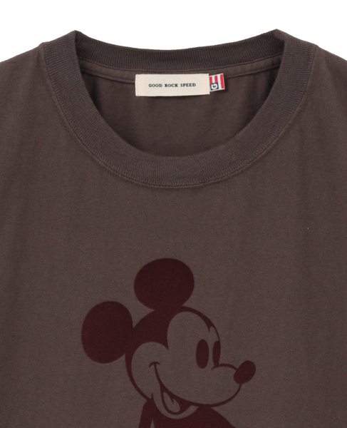 【GOOD ROCK SPEED/グッドロックスピード】ミッキーTシャツ 詳細画像 ブラウン 3