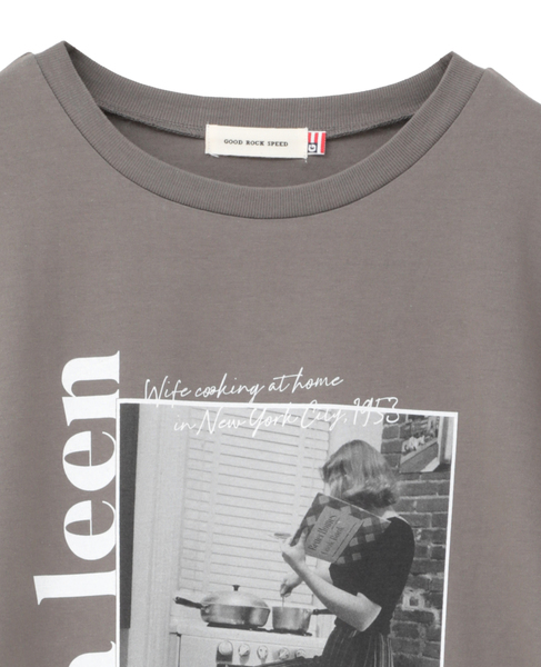【GOOD ROCK SPEED/グッドロックスピード】プリントTシャツ 詳細画像 チャコールグレー 3