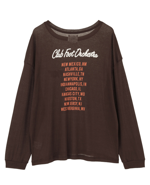 【St.Johns 3rd club /セントジョンズサードクラブ】カットソー 詳細画像 ブラウン 2