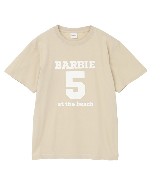 【Healthy DENIM/ヘルシーデニム】ロゴTシャツ（Barbie5 at the beach） 詳細画像 ベージュ 1