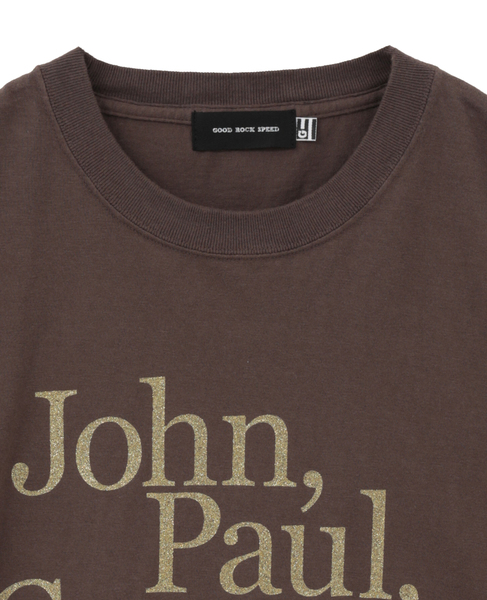 【GOOD ROCK SPEED/グッドロックスピード】ロゴTシャツ（26BTL001W） 詳細画像 ブラウン 3