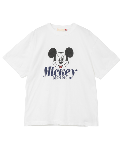 【GOOD ROCK SPEED/グッドロックスピード】ミッキーTシャツ（26FDS003W） 詳細画像 ホワイト 1