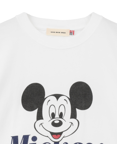 【GOOD ROCK SPEED/グッドロックスピード】ミッキーTシャツ（26FDS003W） 詳細画像 ホワイト 3