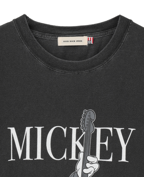 【GOOD ROCK SPEED/グッドロックスピード】ミッキーTシャツ（26FDS005W） 詳細画像 チャコールグレー 3