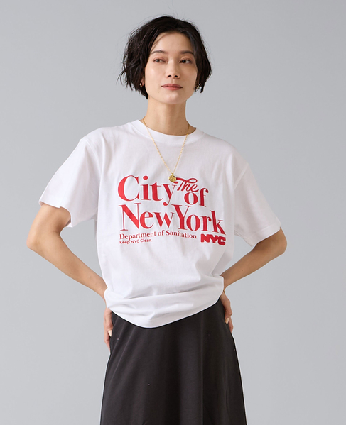 《別注》【GOOD ROCK SPEED/グッドロックスピード】Tシャツ（City of New York） 詳細画像 ホワイト 1