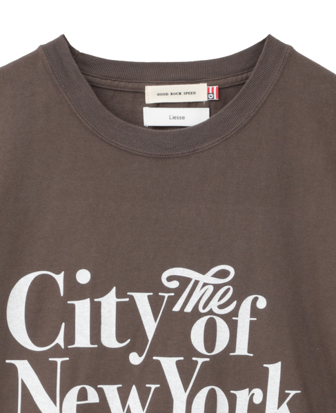 《別注》【GOOD ROCK SPEED/グッドロックスピード】Tシャツ（City of New York） 詳細画像 ブラウン 7