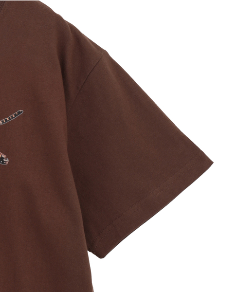 【Regency Works/リージェンシーワークス】Tシャツ（500101A-6） 詳細画像 ブラウン 4