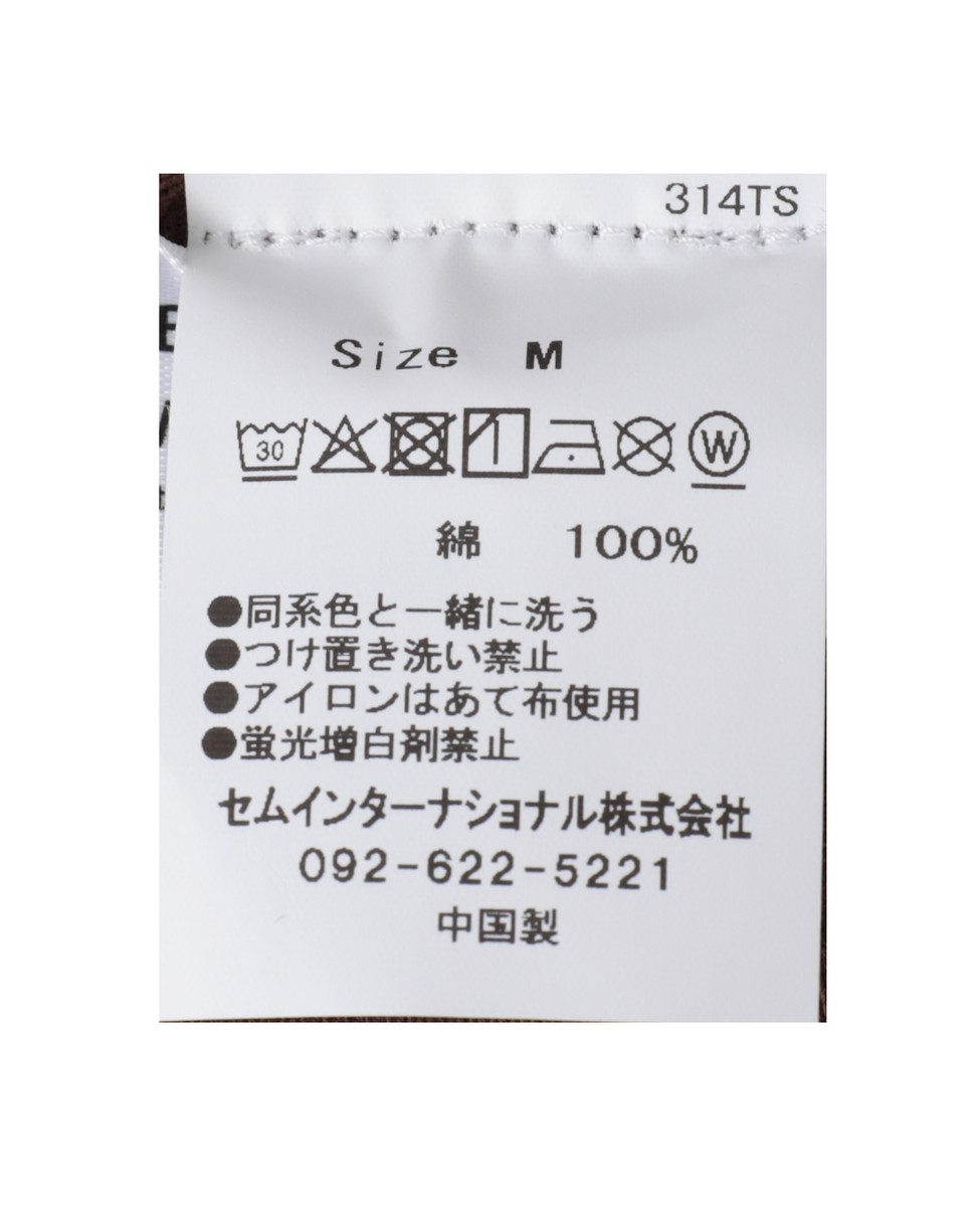 【Regency Works/リージェンシーワークス】Tシャツ（500101A-6） 詳細画像 ブラウン 6