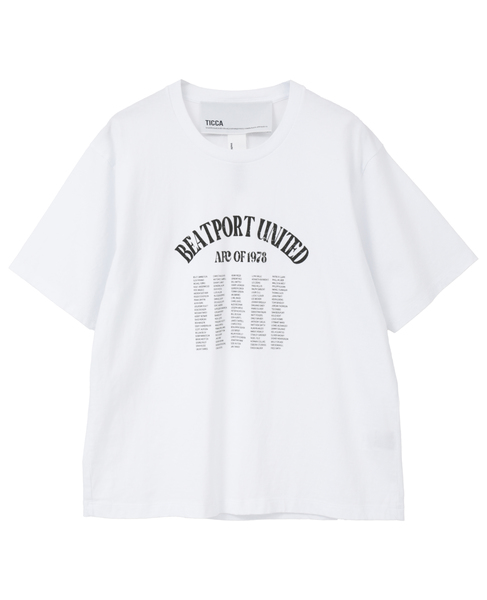 【TICCA/ティッカ】BEATPORT Tシャツ（TBFS-494） 詳細画像 ホワイト 1