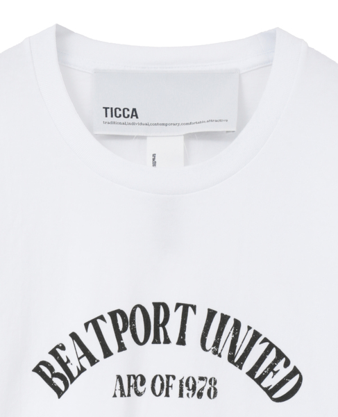 【TICCA/ティッカ】BEATPORT Tシャツ（TBFS-494） 詳細画像 ホワイト 3