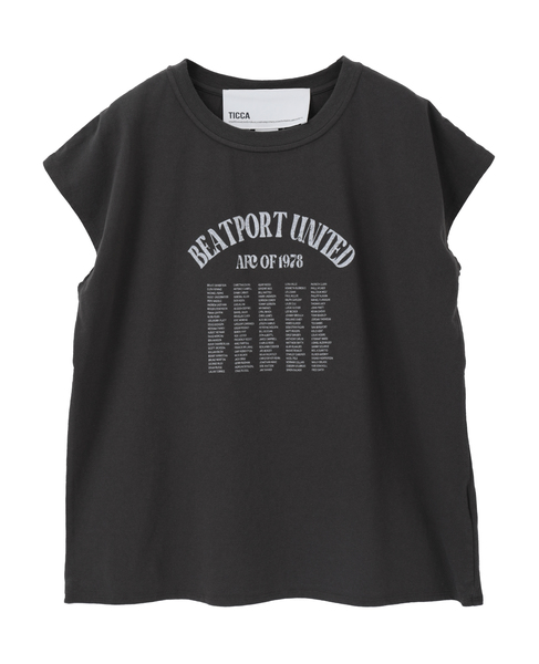 【TICCA/ティッカ】BEATPORT Tシャツ（TBFS-494） 詳細画像 ブラウン 1