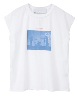 【TICCA/ティッカ】Radio velvetフレンチTシャツ（TBFS-485 ）