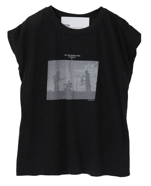 【TICCA/ティッカ】Radio velvetフレンチTシャツ（TBFS-485 ） 詳細画像 チャコールグレー 1