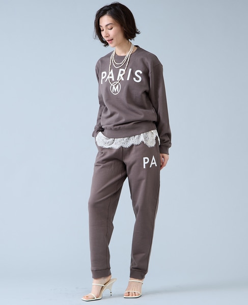 《別注》【Regency Works/リージェンシーワークス】PARISスウェット（504401C-1） 詳細画像 チャコールグレー 7