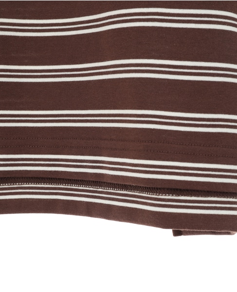 《コラボ》Emily in Paris　ボーダーカットソー 詳細画像 ブラウン×ブラック 13