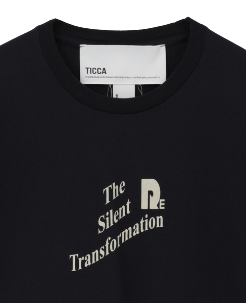 《別注》【TICCA/ティッカ】ロゴTシャツ 詳細画像 ネイビー 3