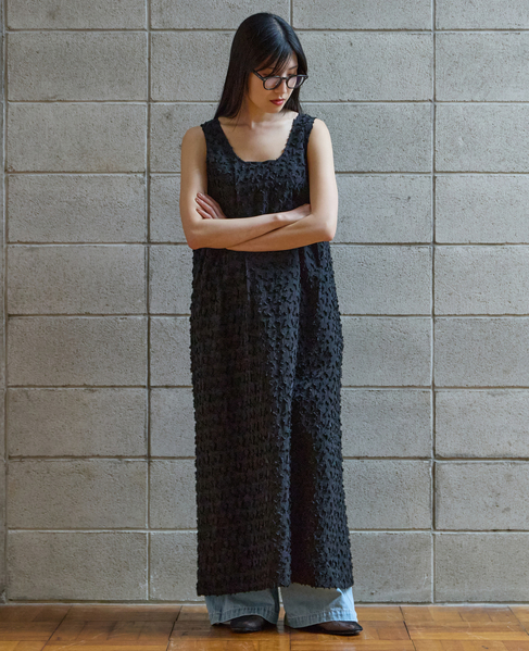 カットジャガードワンピース 詳細画像 ブラック 1