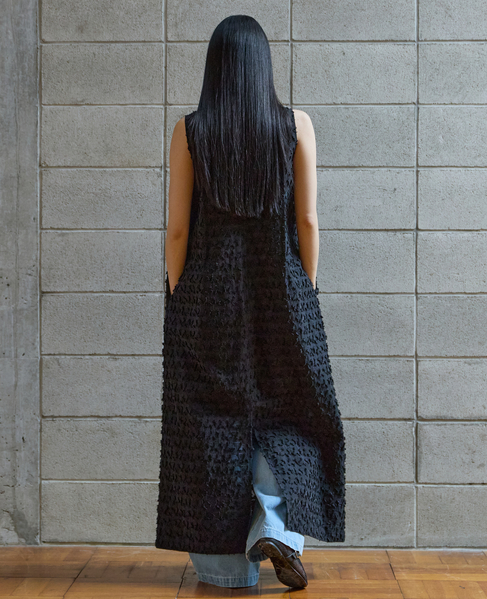 カットジャガードワンピース 詳細画像 ブラック 4